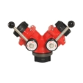 Protek 654560 Suction Siamese Valve (2) 2-1/2" Female Inlet x (1) 6" Female Outlet, FREE SHIPPING