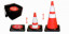Dicke Collapsible Traffic Cone Kit